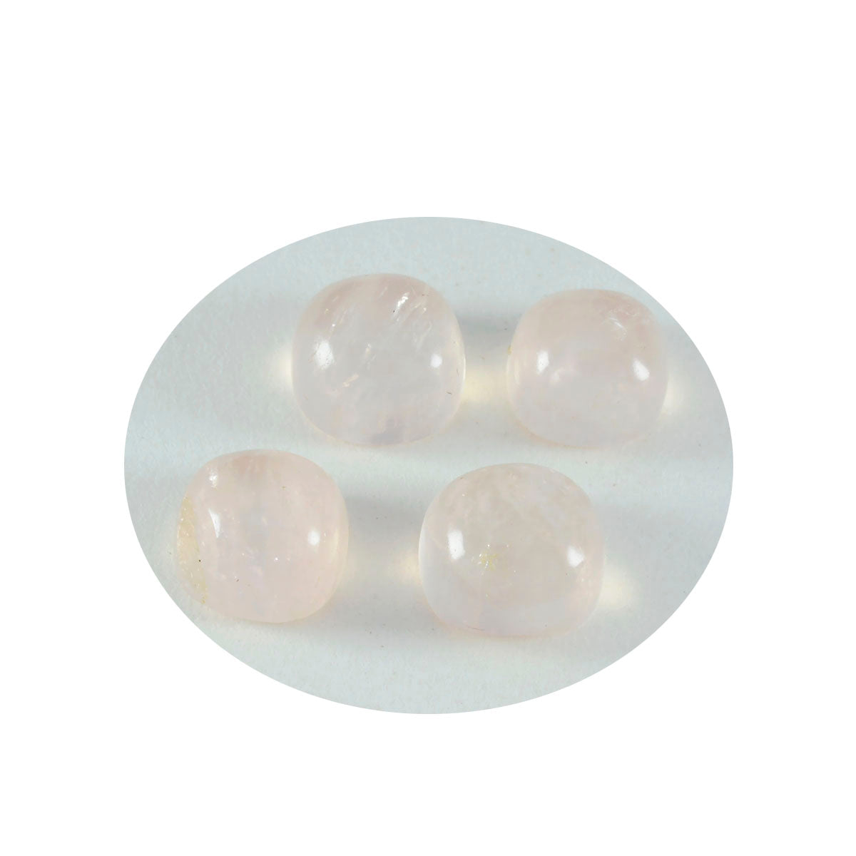 Rose Quartz 1PC Tiny 6x6 MM Cushion Cabochon Pink Natural semi Precious Loose Gemstone