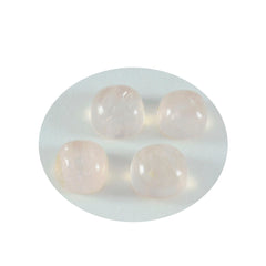 Rose Quartz 1PC Tiny 6x6 MM Cushion Cabochon Pink Natural semi Precious Loose Gemstone