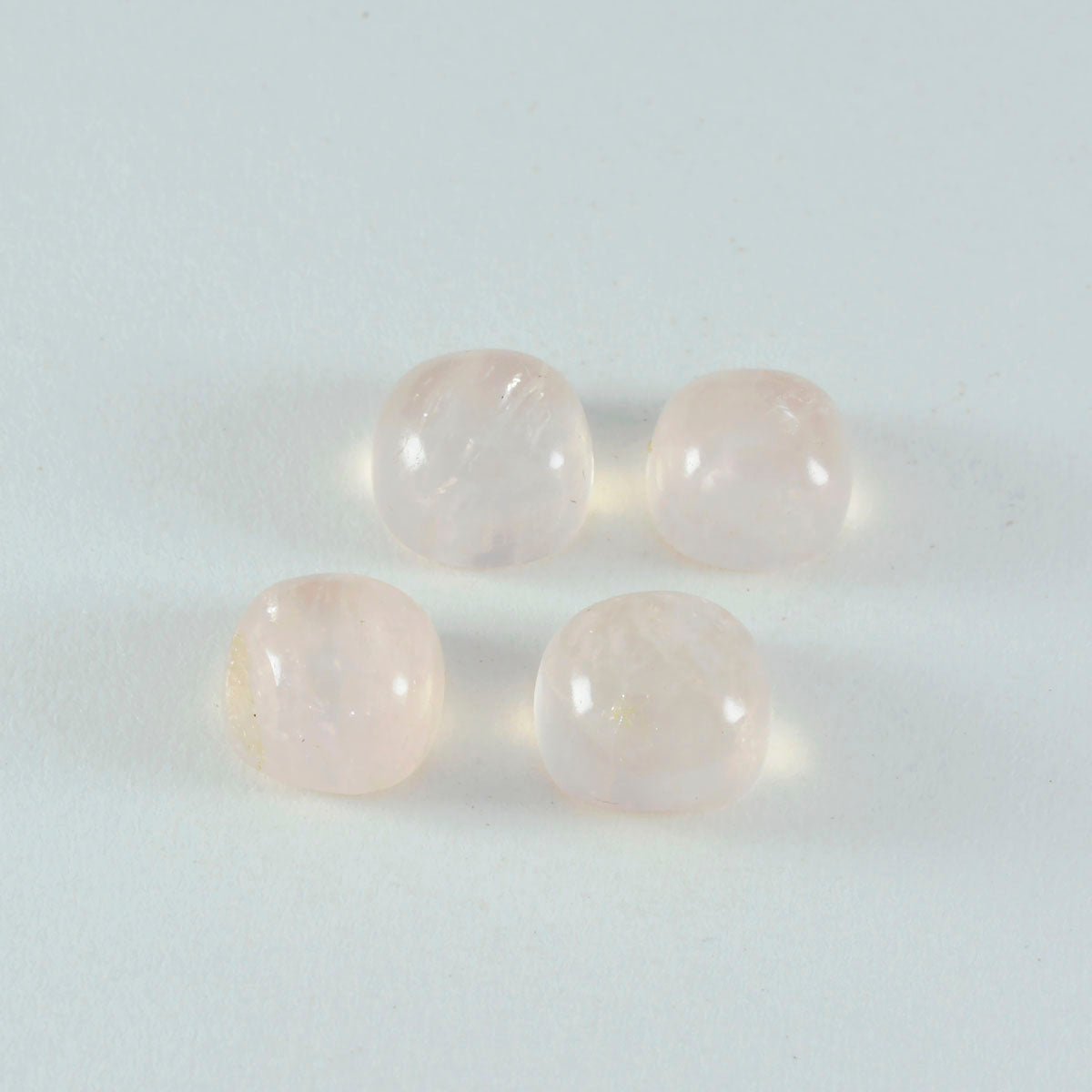 Rose Quartz 1PC Tiny 6x6 MM Cushion Cabochon Pink Natural semi Precious Loose Gemstone
