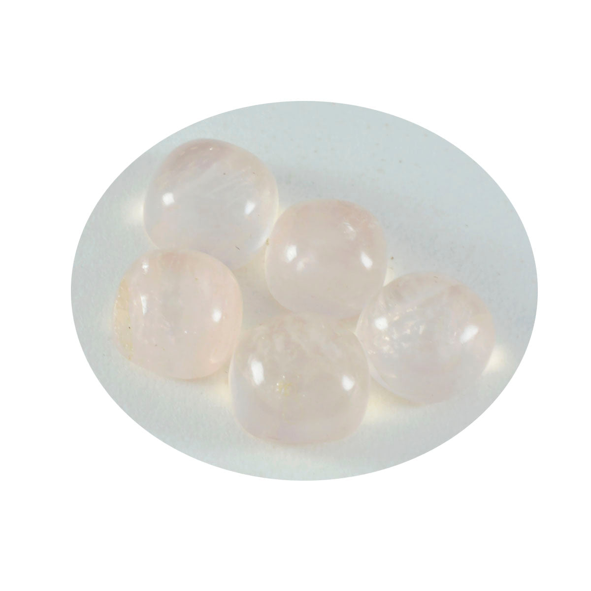 Rose Quartz 1PC Small 7x7 MM Cushion Cabochon Pink Genuine semi Precious Loose Gemstones Image secondaire du produit