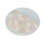Rose Quartz 1PC Small 7x7 MM Cushion Cabochon Pink Genuine semi Precious Loose Gemstones