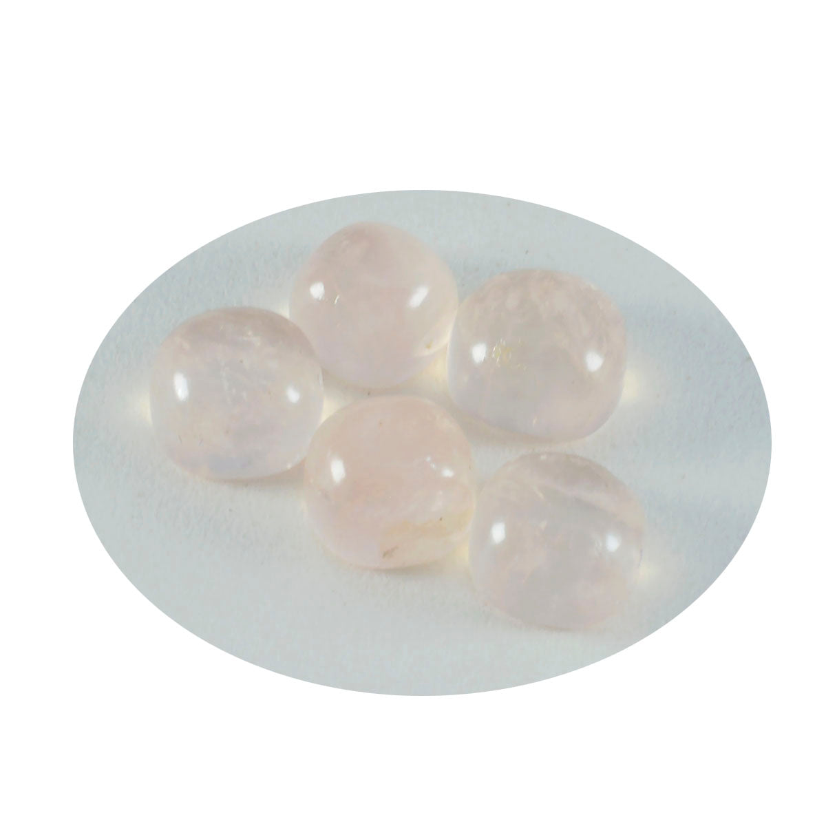 Rose Quartz 1PC Small 8x8 MM Cushion Cabochon Pink Superior semi Precious Semi Precious Gemstone Immagine secondaria del prodotto