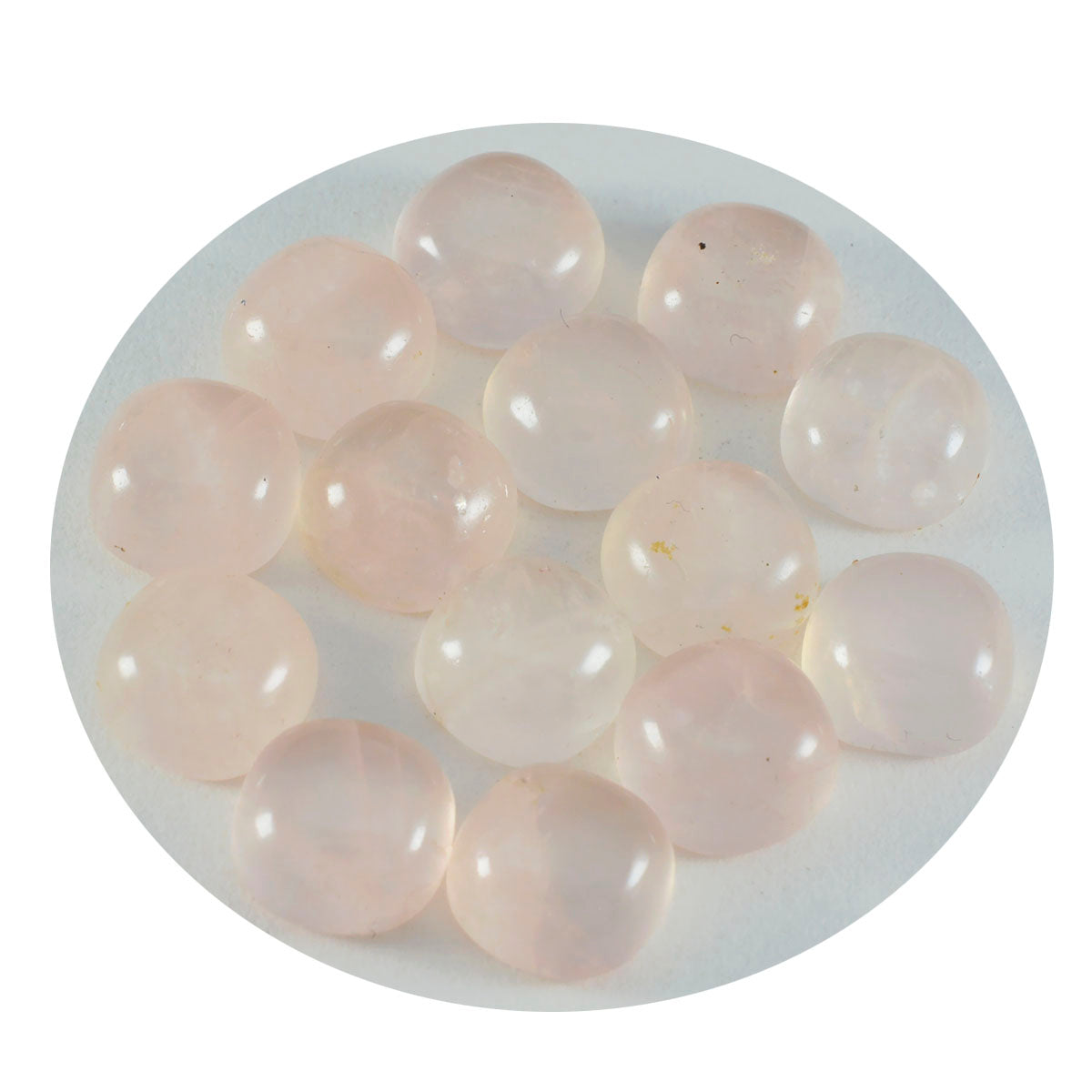 Rose Quartz 1PC Medium 9x9 MM Cushion Cabochon Pink Pure semi Precious Precious Gemstone