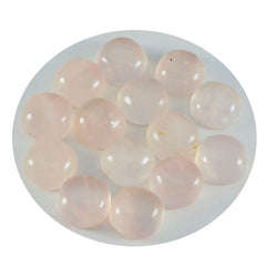 Rose Quartz 1PC Medium 9x9 MM Cushion Cabochon Pink Pure semi Precious Precious Gemstone