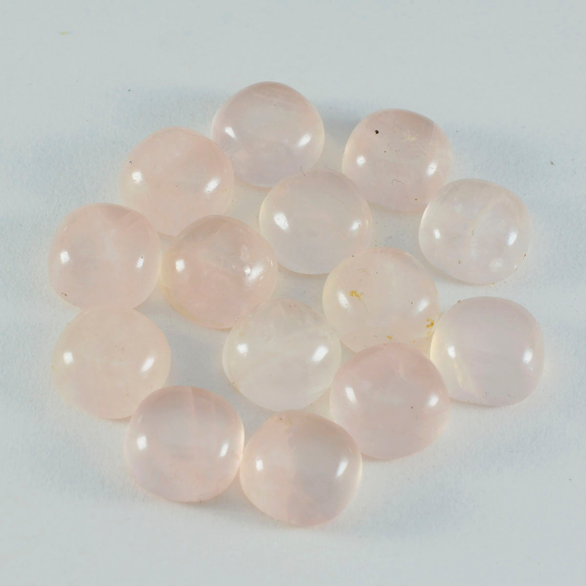 Rose Quartz 1PC Medium 9x9 MM Cushion Cabochon Pink Pure semi Precious Precious Gemstone