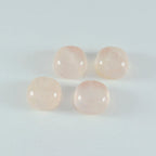 Rose Quartz 1PC Large 11x11 MM Cushion Cabochon Pink Brilliant semi Precious Loose Gems