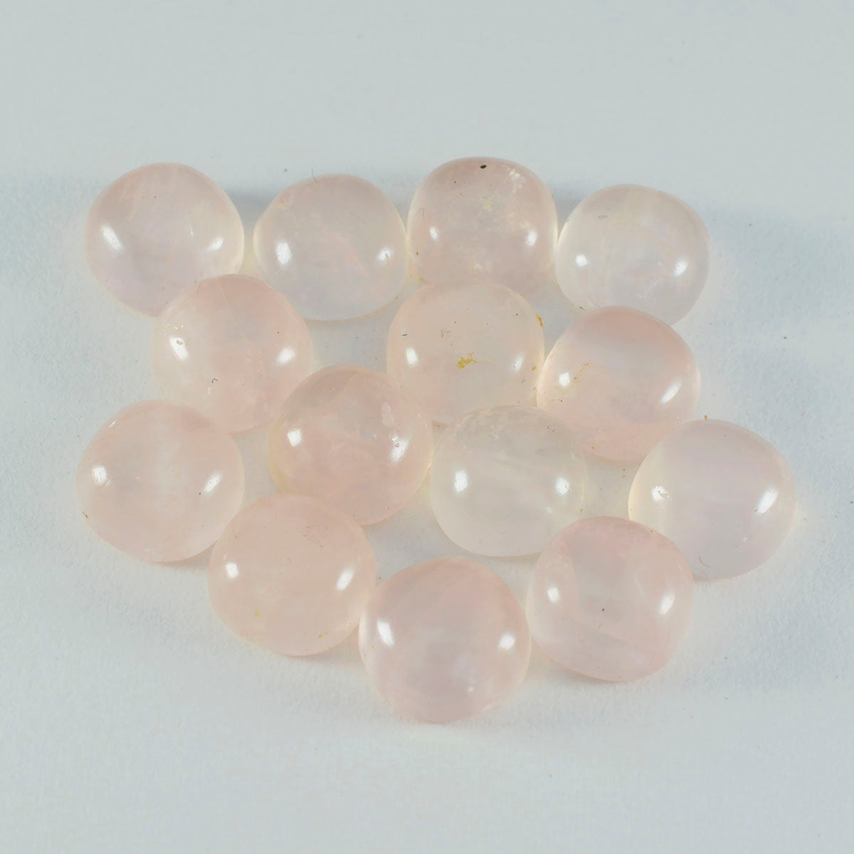 Rose Quartz 1PC Tiny 6x6 MM Cushion Cabochon Pink Natural semi Precious Loose Gemstone
