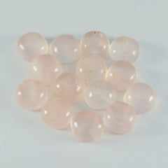 Rose Quartz 1PC Tiny 6x6 MM Cushion Cabochon Pink Natural semi Precious Loose Gemstone