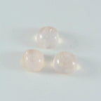 Rose Quartz 1PC Small 7x7 MM Cushion Cabochon Pink Genuine semi Precious Loose Gemstones