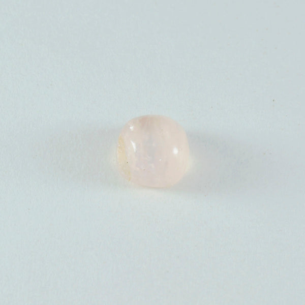 Rose Quartz 1PC Small 8x8 MM Cushion Cabochon Pink Superior semi Precious Semi Precious Gemstone
