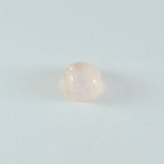 Rose Quartz 1PC Small 8x8 MM Cushion Cabochon Pink Superior semi Precious Semi Precious Gemstone