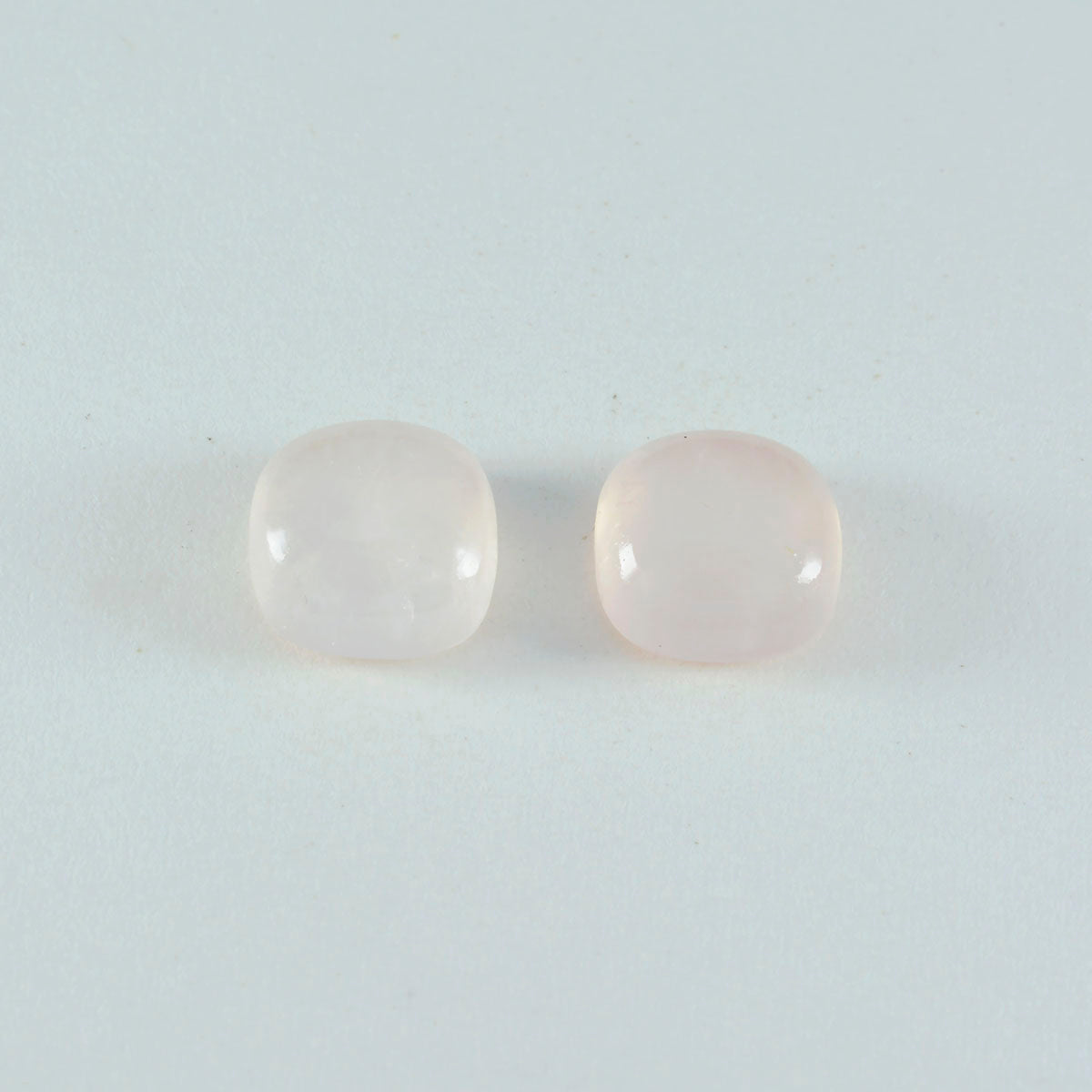 Rose Quartz 1PC Medium 9x9 MM Cushion Cabochon Pink Pure semi Precious Precious Gemstone Image principale du produit