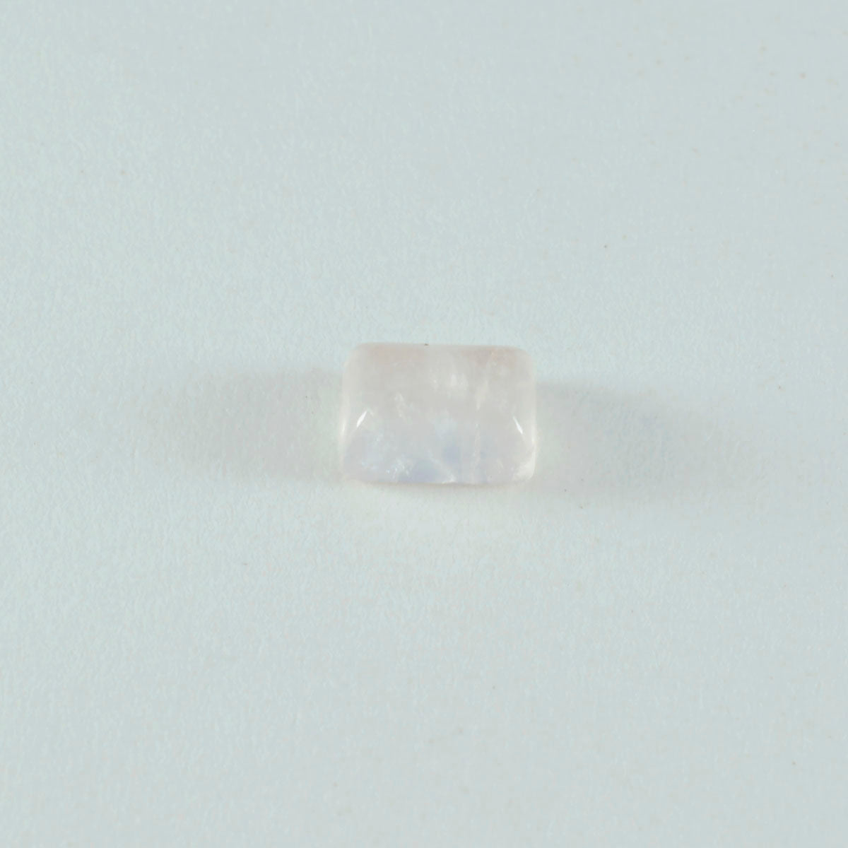 Rose Quartz 1PC Small 7x9 MM Emerald Cabochon Pink Brilliant semi Precious Precious Gemstone
