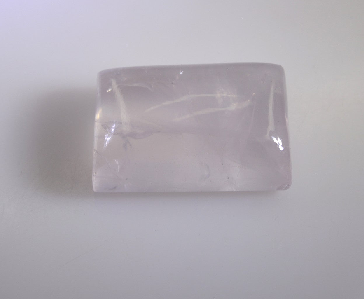 Rose Quartz 1PC Small 7x9 MM Emerald Cabochon Pink Brilliant semi Precious Precious Gemstone