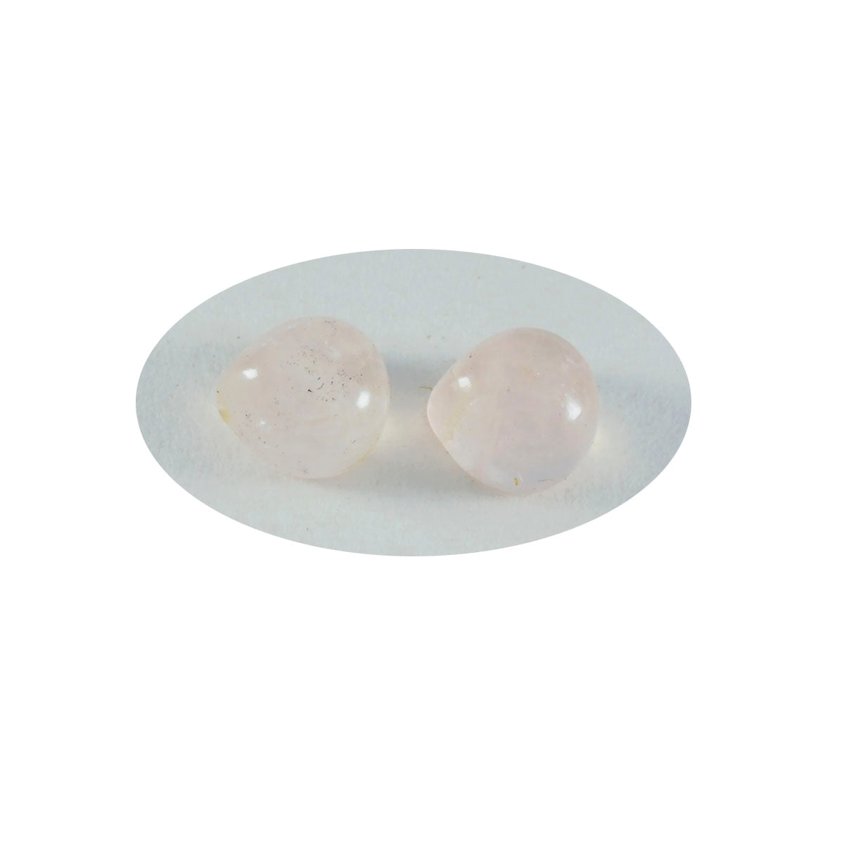 Rose Quartz 10PC Tiny 5x5 MM Heart Cabochon Pink Splendid semi Precious Loose Gemstone Image secondaire du produit