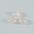 Rose Quartz 1PC Large 10x10 MM Heart Cabochon Pink High Quality semi Precious Loose Gems