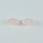 Rose Quartz 1PC Large 8x16 MM Marquise  Cabochon Pink Lustrous semi Precious Gems