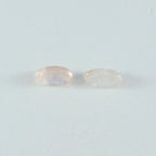 Rose Quartz 10PC Tiny 4x8 MM Marquise  Cabochon Pink Sparkling semi Precious Loose Gemstone