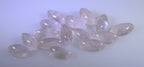 Rose Quartz 10PC Tiny 4x8 MM Marquise  Cabochon Pink Sparkling semi Precious Loose Gemstone