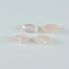 Rose Quartz 1PC Small 6x12 MM Marquise  Cabochon Pink Splendid semi Precious Semi Precious Gemstone