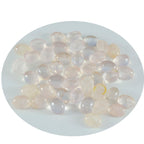 Rose Quartz 10PC Tiny 3x5 MM Oval Cabochon Pink Brilliant semi Precious Loose Gemstones