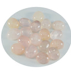 Rose Quartz 1PC Small 6x8 MM Oval Cabochon Pink Splendid semi Precious Gems