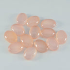 Rose Quartz 1PC Medium 8x10 MM Oval Cabochon Pink Fine semi Precious Semi Precious Gemstone