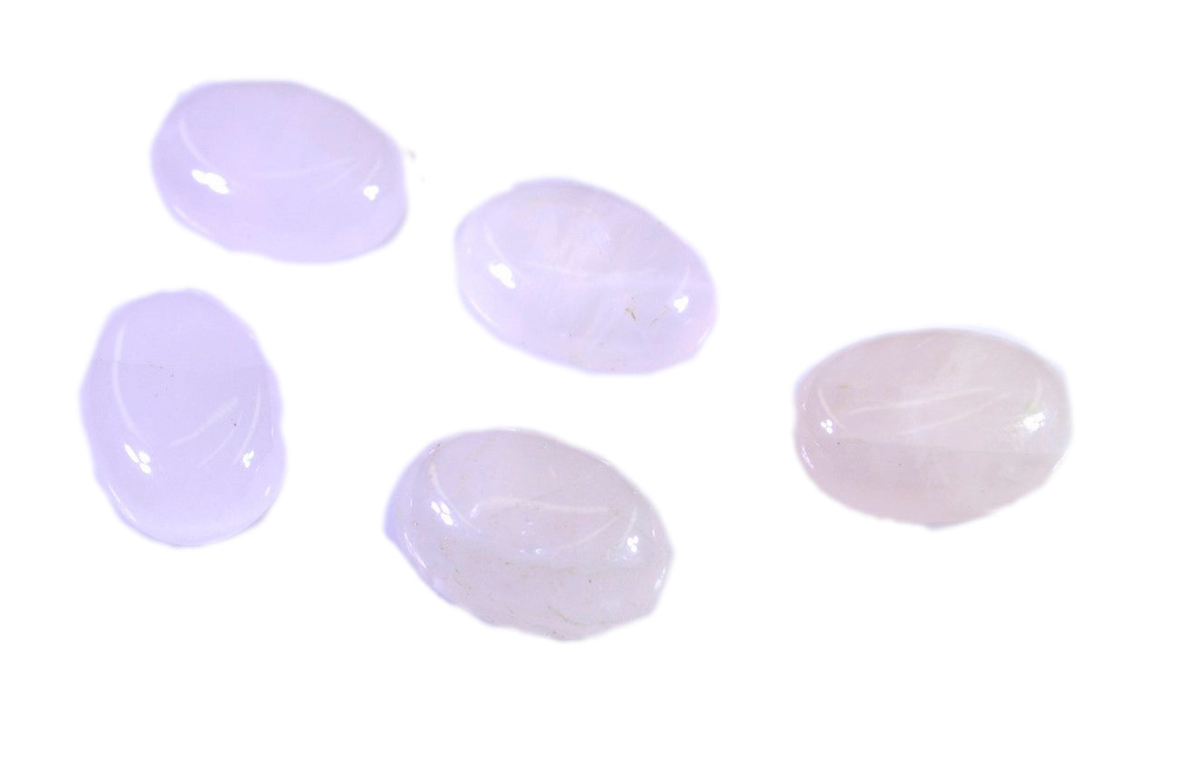 Rose Quartz 1PC Large 10x12 MM Oval Cabochon Pink Genuine semi Precious Loose Gems