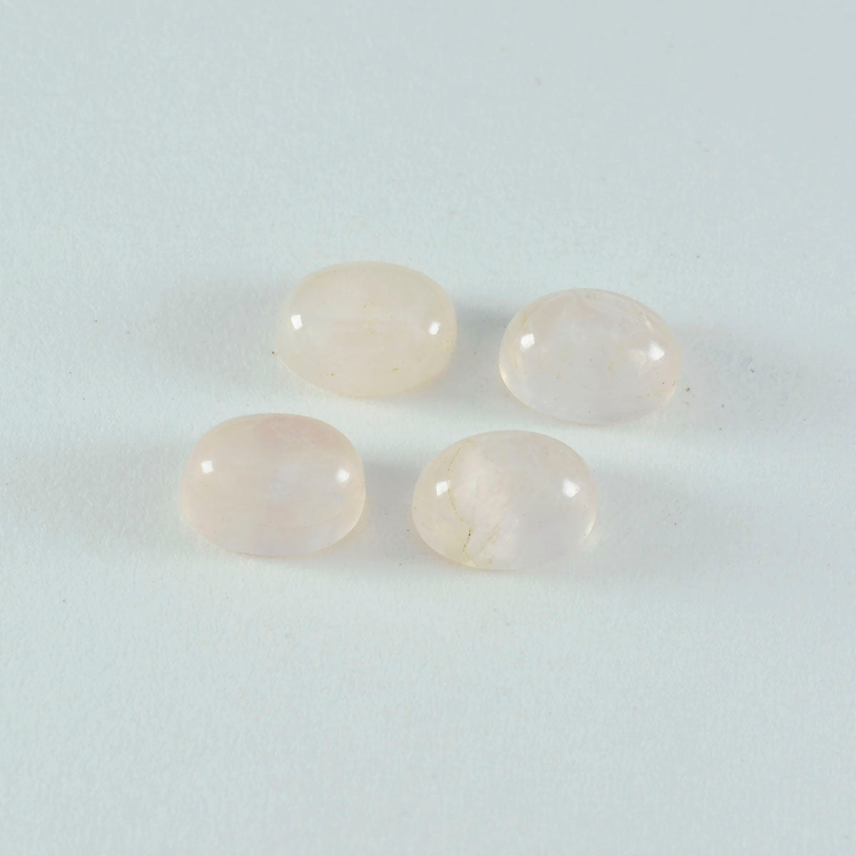 Rose Quartz 1PC Small 6x8 MM Oval Cabochon Pink Splendid semi Precious Gems Main image