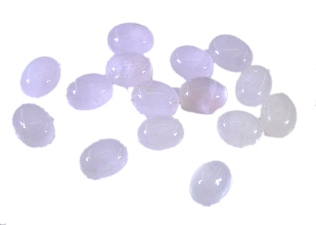 Rose Quartz 1PC Small 6x8 MM Oval Cabochon Pink Splendid semi Precious Gems