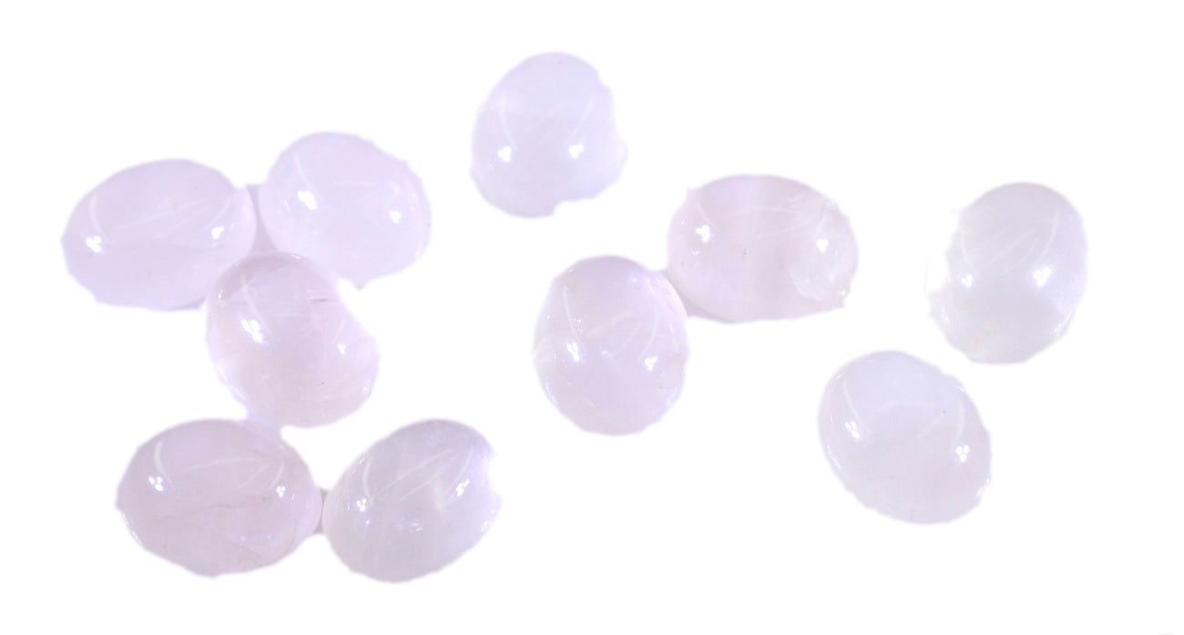 Rose Quartz 1PC Small 7x9 MM Oval Cabochon Pink Lustrous semi Precious Loose Gemstone