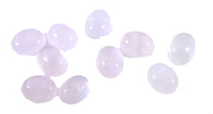 Rose Quartz 1PC Small 7x9 MM Oval Cabochon Pink Lustrous semi Precious Loose Gemstone