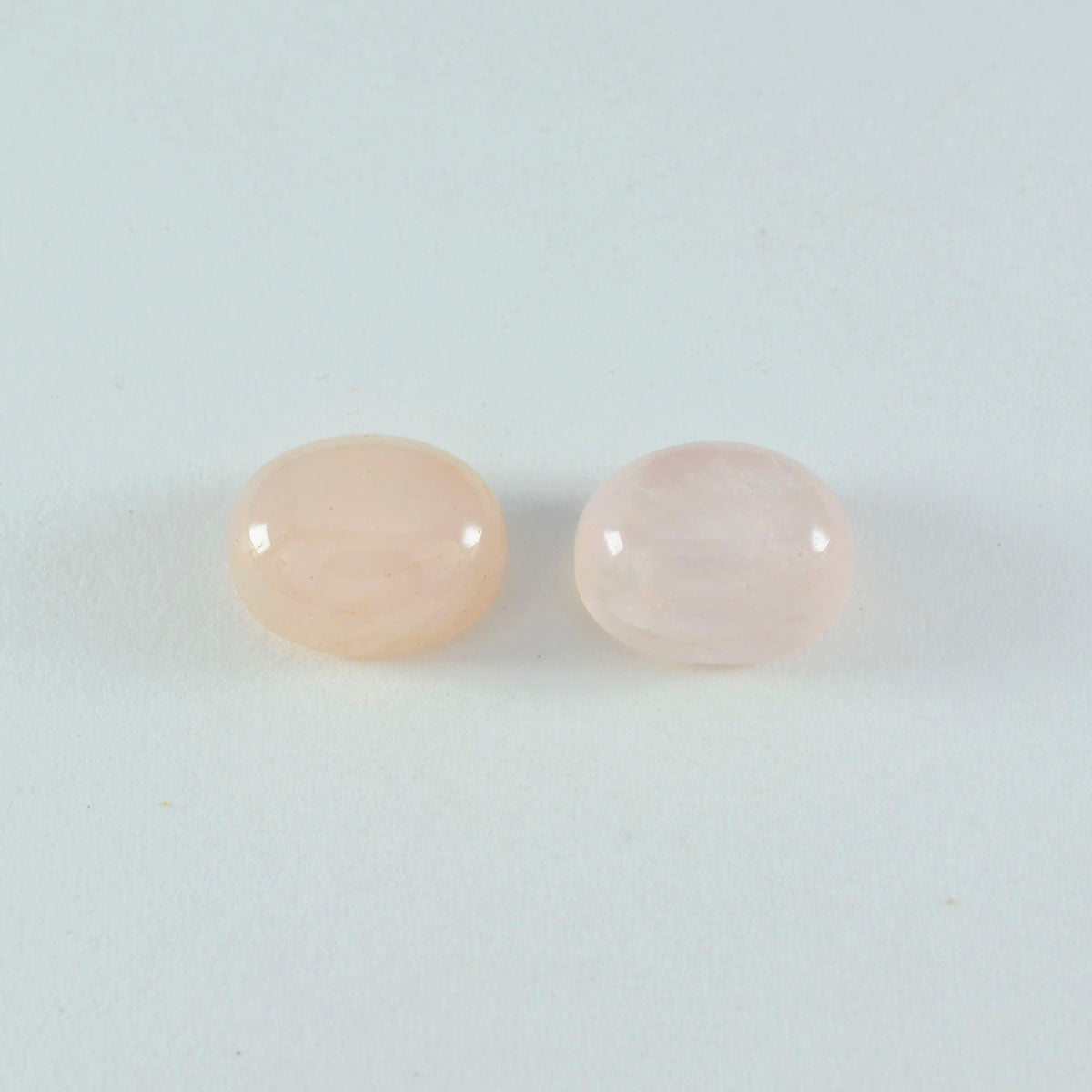 Rose Quartz 1PC Medium 8x10 MM Oval Cabochon Pink Fine semi Precious Semi Precious Gemstone