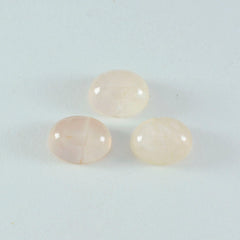 Rose Quartz 1PC Large 9x11 MM Oval Cabochon Pink High Quality semi Precious Precious Gemstone