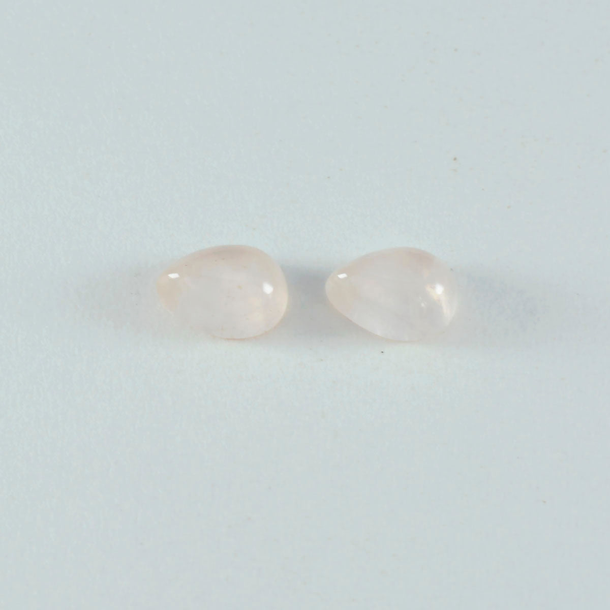 Rose Quartz 1PC Tiny 5x7 MM Pear Cabochon Pink Fine semi Precious Semi Precious Gemstone Hoofdafbeelding