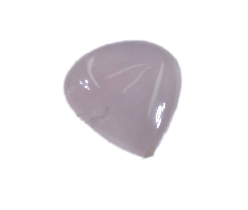 Rose Quartz 1PC Large 8x12 MM Pear Cabochon Pink Brilliant semi Precious Precious Gemstone