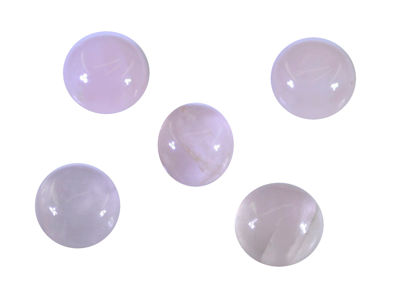 Rose Quartz 1PC Large 10x10 MM Round Cabochon Pink Fine semi Precious Gems