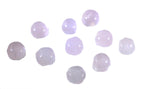 Rose Quartz 10PC Tiny 5x5 MM Round Cabochon Pink Polished semi Precious Loose Gems