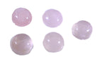 Rose Quartz 1PC Small 8x8 MM Round Cabochon Pink Lustrous semi Precious Semi Precious Gemstone