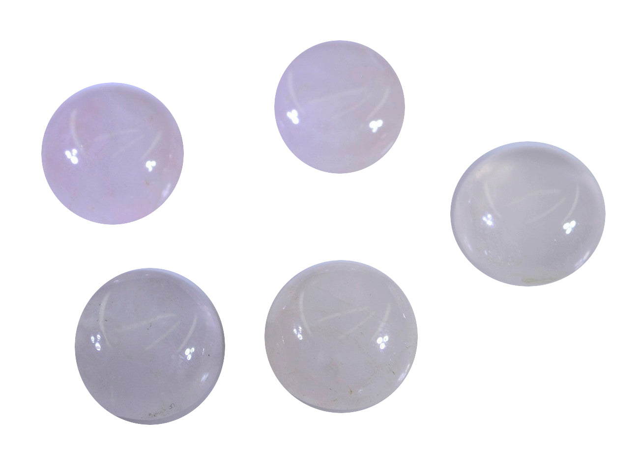 Rose Quartz 1PC Medium 9x9 MM Round Cabochon Pink Shine semi Precious Precious Gemstone
