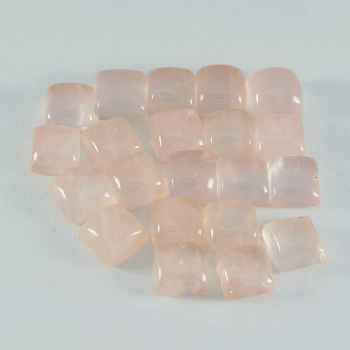 Rose Quartz 1PC Large 11x11 MM Square Cabochon Pink Lustrous semi Precious Gems