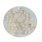 Rose Quartz 10PC Tiny 5x5 MM Square Cabochon Pink Fiery semi Precious Gems