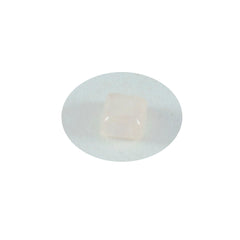 Rose Quartz 1PC Medium 9x9 MM Square Cabochon Pink Splendid semi Precious Semi Precious Gemstone