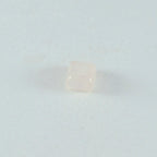 Rose Quartz 1PC Medium 9x9 MM Square Cabochon Pink Splendid semi Precious Semi Precious Gemstone