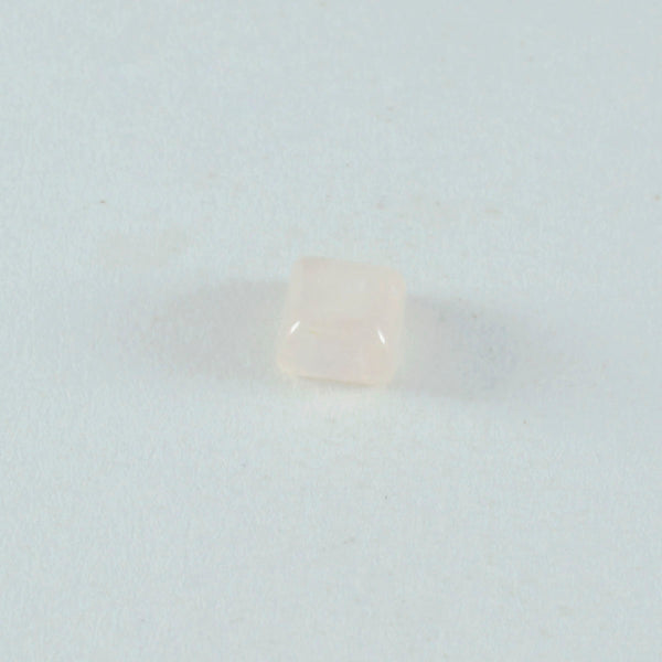 Rose Quartz 1PC Medium 9x9 MM Square Cabochon Pink Splendid semi Precious Semi Precious Gemstone
