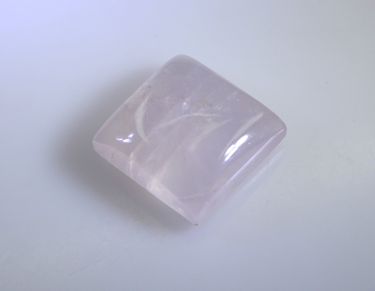 Rose Quartz 1PC Large 10x10 MM Square Cabochon Pink Luster semi Precious Precious Gemstone
