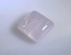 Rose Quartz 1PC Large 10x10 MM Square Cabochon Pink Luster semi Precious Precious Gemstone