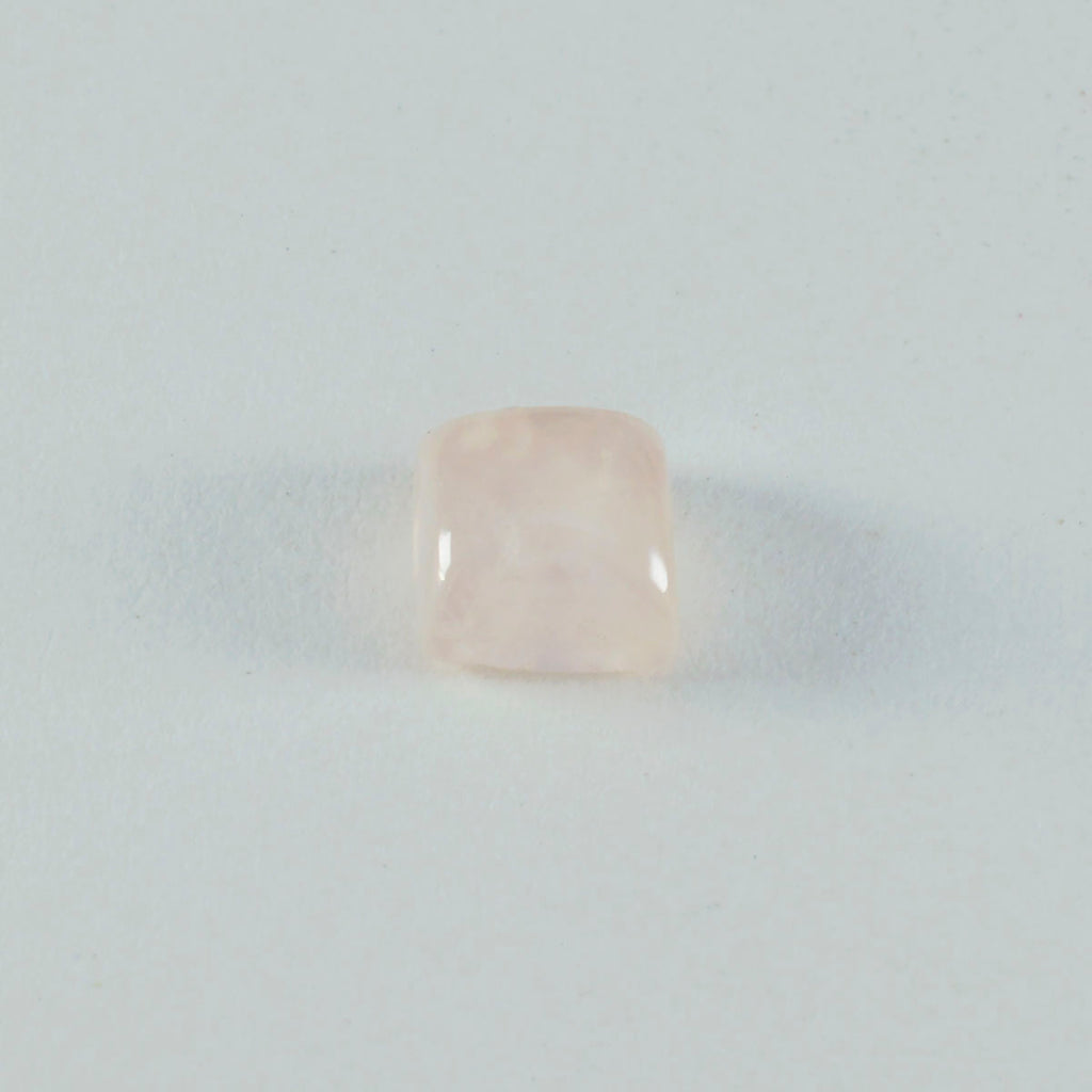 Rose Quartz 1PC Large 11x11 MM Square Cabochon Pink Lustrous semi Precious Gems