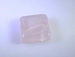 Rose Quartz 1PC Medium 9x9 MM Square Cabochon Pink Splendid semi Precious Semi Precious Gemstone