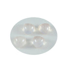 Rose Quartz 1PC Small 8x8 MM Triangle Cabochon Pink Superior semi Precious Gems